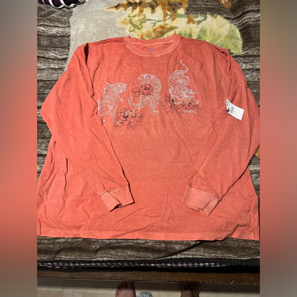 O'Neill Orange Long Sleeve Tee